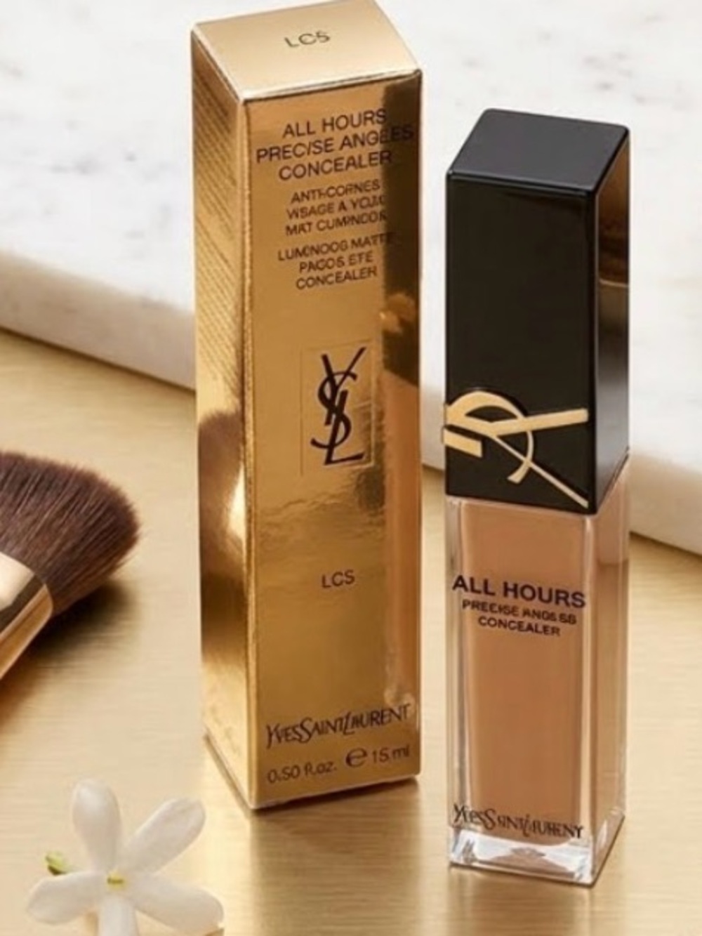 Yves Saint Laurent All Hours Precise Angles Concealer - LC5  -15 mL - NEW in box